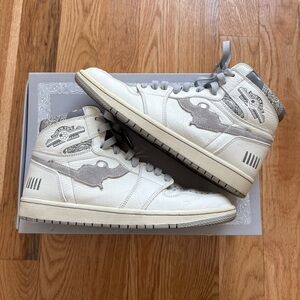 Fugazi One In The Chamber Gunmetal Grey White High Top Size 10